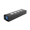 Produktbild: Adam Hall Cables PRO PORT 4 PP Stromverteiler 5 x PowerOut grey & 1 x PowerIn blue