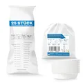Produktbild: 25x ARNOMED® Spuckbeutel mit Ring, LDPE Kotztüten mit Ring für Erwachsene & Kinder, Spucktüten Auslaufsicher, Brechbeutel, Kotzbeutel für Reisen, Brechtüten, Auffangbeutel für Erbrechen