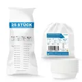Produktbild: Spuckbeutel mit Mundstück 25 Stk Brechbeutel 2000ml ARNOMED Auffangbeutel dicht