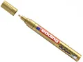 Produktbild: 2x Lackmarker Edding 750 Gold Wasserfest Permanent 2 - 4 mm Spitze