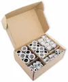 Produktbild: QUADRIOS Kabelverschraubungs-Set 2009CA106, Grau, PG, 60 Stück