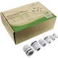 Produktbild: Quadrios - 2009ca106 Kabelverschraubung Sortiment Pa66 Lichtgrau (ral 7035) 1 Set