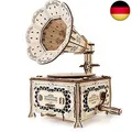 Produktbild: EWA Eco-Wood-Art Grammofon 3D-Holzpuzzle für Jugendliche und