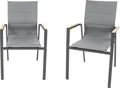 Produktbild: 2er Set »Newport« Garten Stapelstühle, Aluminium