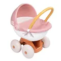 Produktbild: Smoby - Baby Nurse Puppenwagen mit leisen Rädern & Verdeck - Griffhöhe 53,5 cm- Für Puppen bis 42 cm (Nicht enthalten), mit recyceltem Material, Kinder ab 18 Monaten