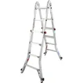 Produktbild: Krause Gelenk-Teleskopleiter 'TeleVario' 4 x 4 Sprossen