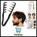 Produktbild: Lockenkamm Textur Kamm,Haarzange Texturkamm Texture Comb Styling Kamm Roots V...