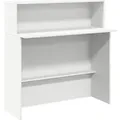 Produktbild: vidaXL Empfangstresen Weiß 100 x 50 x 103,5 cm Holzwerkstoff - Weiß
