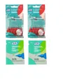 Produktbild: 2x TePe Original rot  Interdentalbürsten - 0,5mm rot + 2x 2ml Gingivalgel