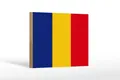 Produktbild: Femer GmbH Holzbild Flagge Rumäniens 18x12 cm Flag of Romania, Flaggen (1 St), Glatte Holzfaserplatte (MDF), vorn beschichtet