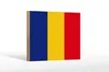 Produktbild: Holzschild Flagge Rumäniens 18x12 cm Flag of Romania Deko Schild