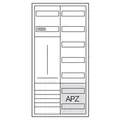 Produktbild: Hager ZB323T15 Komplettschrank Aufputz Inhalt 1St.