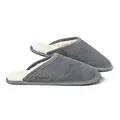 Produktbild: Fellhof Lammfell Hausschuh TRENDY Damen Herren Fell Pantoffeln für Winter & Sommer Hausschuhe aus ECHTEM Lammfell Naturprodukt atmungsaktiv (38/39 Grau)