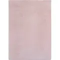 Produktbild: Webteppich Joy, Rosa, Textil, Uni, rechteckig, 120x160 cm, Oeko-Tex® Standard 100, für Fußbodenheizung geeignet, rutschfest, in verschiedenen Größen erhältlich, pflegeleicht, strapazierfähig, Teppiche & Böden, Teppiche, Fellteppiche