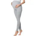 Produktbild: Be Mammy Umstandsleggings Lang Damen Umstandshose BE20-230 (1-tlg) aus Baumwolle grau S