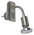 Produktbild: Nachtlicht Steckerleuchte Nickel matt inkl. 3 Watt LED Spot Trango On/Off 11-052