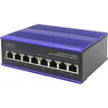 Produktbild: 8 Port Fast Ethernet Netzwerk PoE Switch,Industrial, Unmanaged
