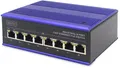 Produktbild: DIGITUS Industrieller 8-Port Fast Ethernet PoE Switch DIN rail erweiterter temperature Bereich