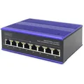 Produktbild: Digitus Professional DN-65 Industrial Railmount Switch,  8x RJ-45, 30W PoE+