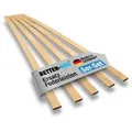 Produktbild: Lattenrost Ersatz Federholzleisten 5er Set passend für viele gängige Lattenroste, Betten-ABC, Langlebig und Stabile Ersatzleisten 2,4 cm x 90 cm
