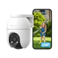 Produktbild: Überwachungskamera Aussen WLAN 360° Pan Tilt 2-Wege-Audio Nachtsicht 2MP