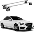 Produktbild: Menabo Dachträger für Mercedes C Klasse W205 Limo 2014-2021 75kg Stahl Silber 2x