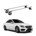 Produktbild: Menabo Dachträger für Mercedes C Klasse W205 Limo 2014-2021 75kg Stahl Silber 2x