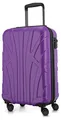 Produktbild: suitline - Handgepäck Hartschalen-Koffer Koffer Trolley Rollkoffer Reisekoffer, TSA, 55 cm, ca. 34 Liter, 100% ABS matt, Aubergine