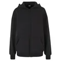 Produktbild: URBAN CLASSICS Kapuzenpullover Urban Classics Damen Ladies Cozy Oversized Zip Hoody (1-tlg) schwarz XL (44)