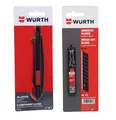 Produktbild: Würth 9mm SET 2K Cuttermesser mit 11 Abbrechklingen extrem Scharf Teppichmesser