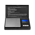 Produktbild: 200g/0, 01g Taschenwaage - Ascher digitale Taschenwaage, 200 x 0, 01 g, Taschenwaage Feinwaage Digitalwaage Goldwaage Münzwaage