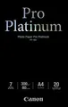 Produktbild: Canon Pro Platinum PT-101 A4 Premium Fotopapier 20 Blatt 300g