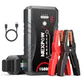 Produktbild: NEXPOW Starthilfe Powerbank, Spitzstrom Tragbare Auto Starthilfe 12V für 7.0L Benzin und 5.5L Dieselmotor, Starter Powerbank mit LED Taschenlampe/USB, Batterie Jump Starter mit Starthilfekabel