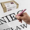 Produktbild: LEVIATAN Set zur Restaurierung von Inschriften auf Grabsteinen Ölmarker schwarz - Schwarz