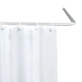 Produktbild: WENKO Winkel Stangen Universal Chrom ø 20 mm Badewannen Dusche Vorhang Ecken Bad