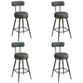 Produktbild: VASAGLE Barhocker 4er Set, Kunstleder, 91 cm hoch, einfacher Aufbau