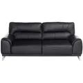 Produktbild: Mid.you 3-Sitzer-Sofa, Schwarz, Textil, 210x92x96 cm, Made in EU, Wohnzimmer, Sofas & Couches, Sofas, 3-Sitzer Sofas