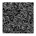 Produktbild: Mank Airlaid Servietten 40x40 cm 1/4-Falz schwarz silber Motiv 