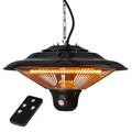 Produktbild: Dema Halogen Heizstrahler 750/1500W – Strahler, Elektroheizer, Deckenheizstrahler, Wärmestrahler – leistungsstark, effizient, wetterfest – Terrasse, Garten, Outdoor, Balkon 61086