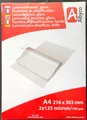 Produktbild: Albyco Laminierfolien Laminiertaschen A4 216 x 303 mm Dicke 2x125 Mikron 100 St.