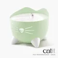 Produktbild: Catit Pixi Katzen Trinkbrunnen 2,5 Liter Mintgrün / LED Wasser Katzenbrunnen