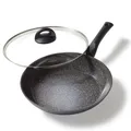 Produktbild: STONELINE® CERAMIC Bratpfanne 28 cm, Keramik-Beschichtung, mit Glasdeckel