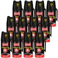 Produktbild: Ballistol Pfefferspray Tierabwehrspray KO Fog 12x40ml mit Gürtelclip MHD 04/2029