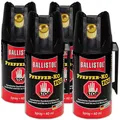 Produktbild: 4x Ballistol Pfeffer-KO FOG Pfefferspray Tierabwehr Abwehrspray Schutzspray 40ml