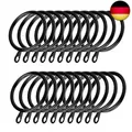 Produktbild: Coolty 60 Stück Metall Vorhangringe Hängende Ringe für Gardinenstangen zum Au
