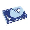 Produktbild: Clairefontaine 1106C - Ries Druckerpapier / Kopierpapier Trophee, intensive Farben, DIN A4, 160g, 250 Blatt, Eisblau, 1 Ries