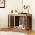 Produktbild: Hundekäfig Eck-Hundehütte für kleine Haustier Hundebox mit Kissen Haustierkiste