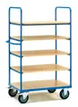 Produktbild: Fetra 8341 Etagenwagen Stahl pulverbeschichtet Traglast (max.): 500kg Brillantblau (RAL 5007)
