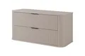 Produktbild: 3E 3xE living.com Badezimmerschrank Kaschmir + schwarzer Griff, 41,5 x 100 x 51,7 cm