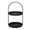 Produktbild: Grafelstein Etagere Etagere MARIT schwarz aus Metall modernes Design H46cm Metalletagere m